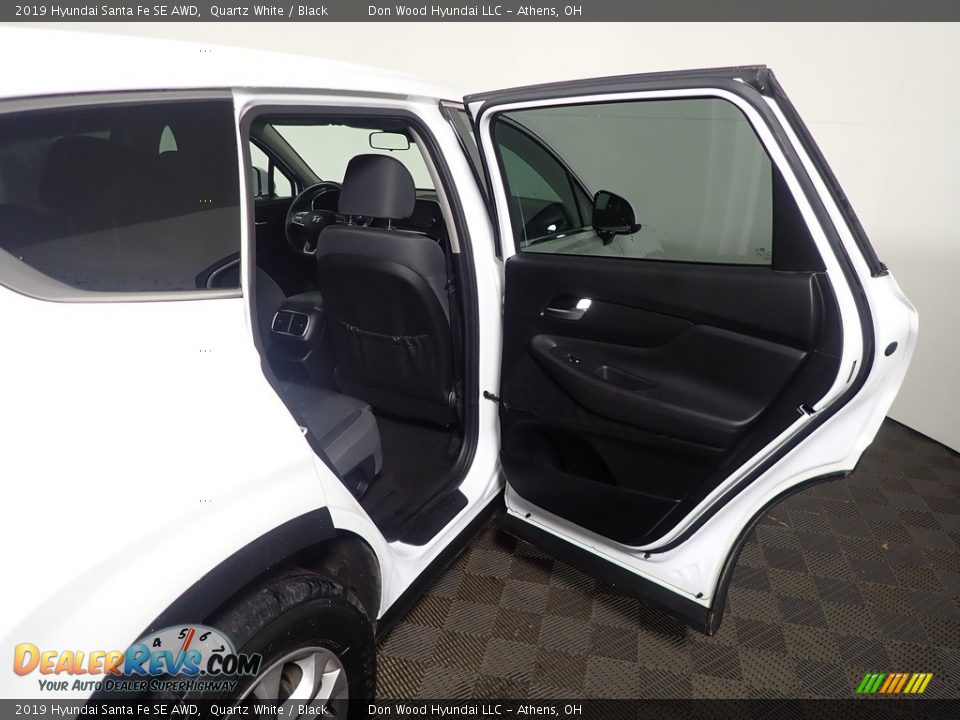 2019 Hyundai Santa Fe SE AWD Quartz White / Black Photo #34