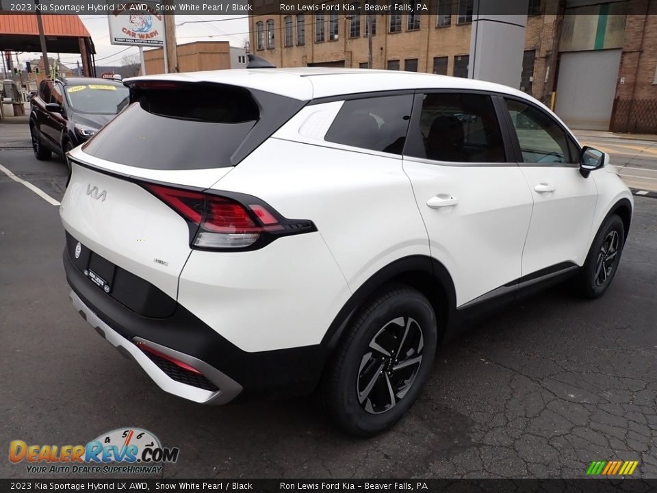 2023 Kia Sportage Hybrid LX AWD Snow White Pearl / Black Photo #8