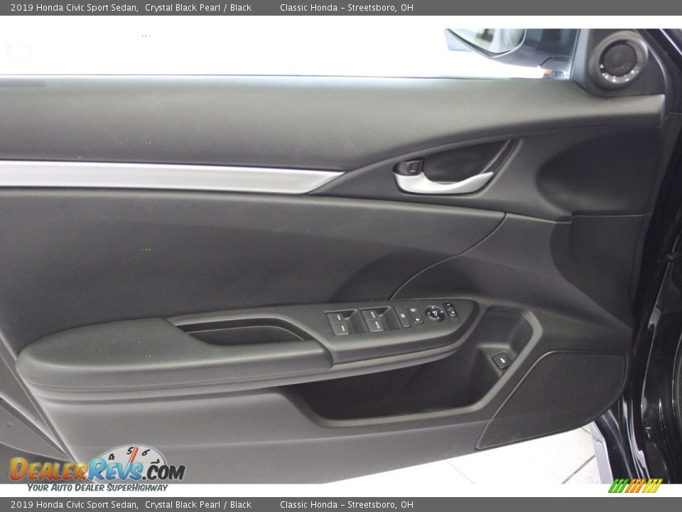 2019 Honda Civic Sport Sedan Crystal Black Pearl / Black Photo #15