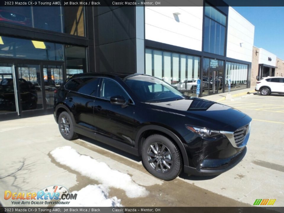 2023 Mazda CX-9 Touring AWD Jet Black Mica / Black Photo #1