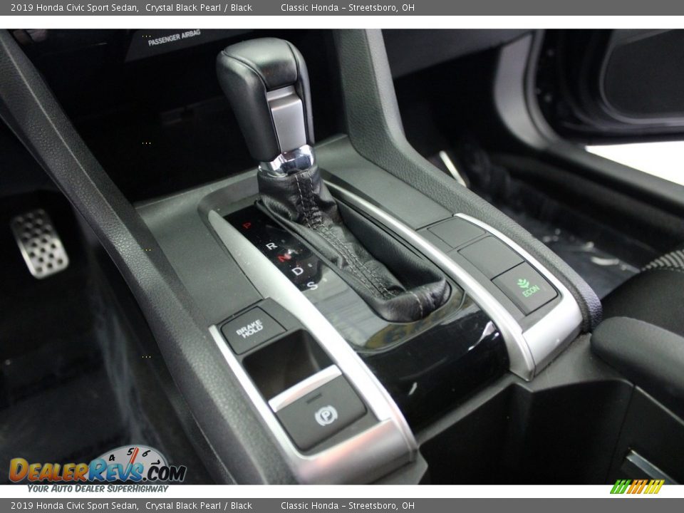 2019 Honda Civic Sport Sedan Crystal Black Pearl / Black Photo #21