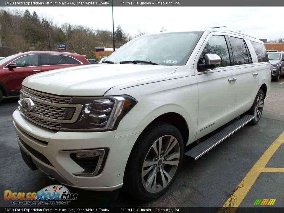 2020 Ford Expedition Platinum Max 4x4 Star White / Ebony Photo #1