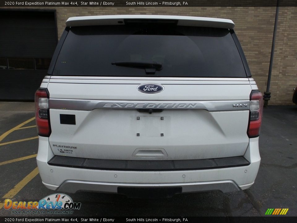 2020 Ford Expedition Platinum Max 4x4 Star White / Ebony Photo #3