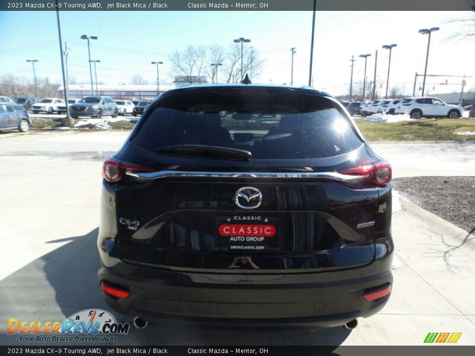 2023 Mazda CX-9 Touring AWD Jet Black Mica / Black Photo #5