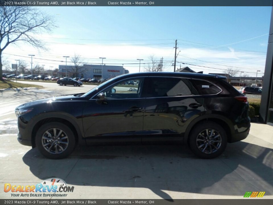2023 Mazda CX-9 Touring AWD Jet Black Mica / Black Photo #6