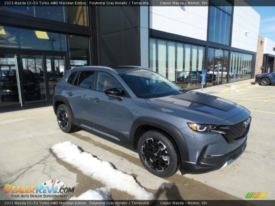 2023 Mazda CX-50 Turbo AWD Meridian Edition Polymetal Gray Metallic / Terracotta Photo #1