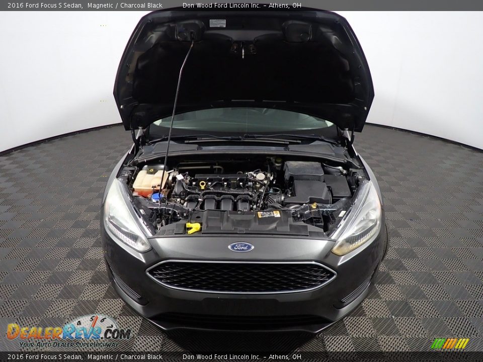 2016 Ford Focus S Sedan Magnetic / Charcoal Black Photo #6