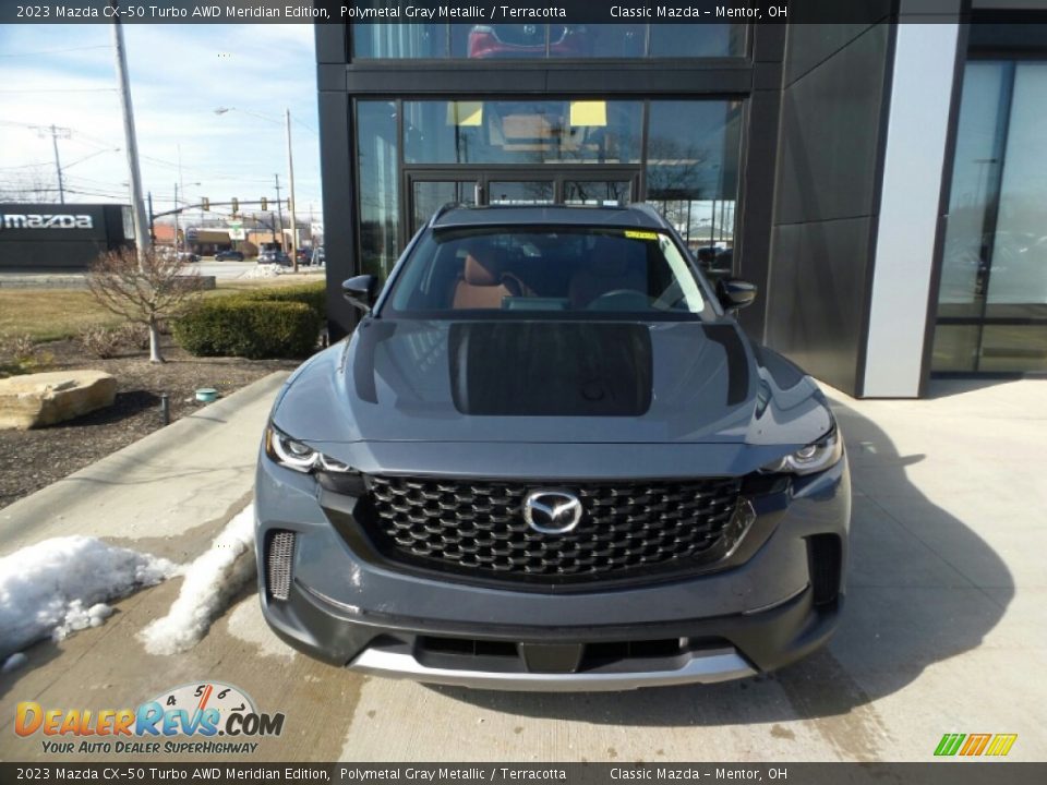 2023 Mazda CX-50 Turbo AWD Meridian Edition Polymetal Gray Metallic / Terracotta Photo #2