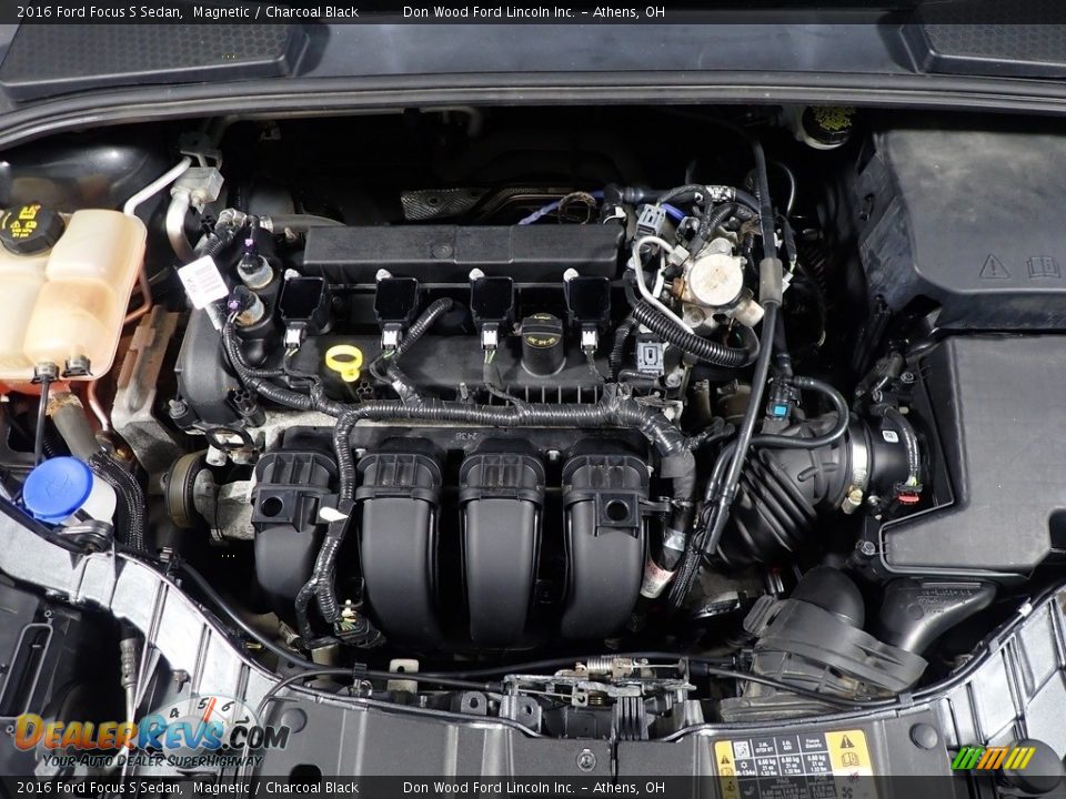 2016 Ford Focus S Sedan Magnetic / Charcoal Black Photo #7