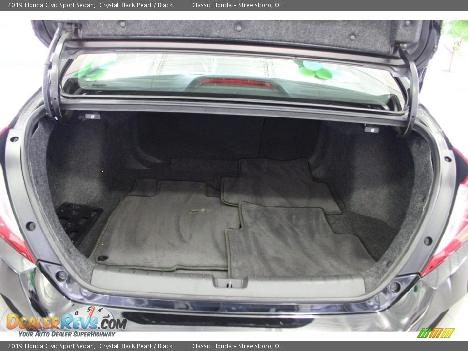 2019 Honda Civic Sport Sedan Crystal Black Pearl / Black Photo #30
