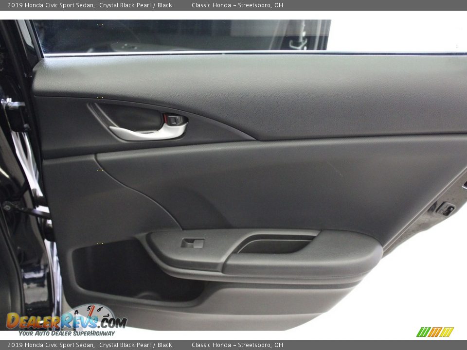 2019 Honda Civic Sport Sedan Crystal Black Pearl / Black Photo #31