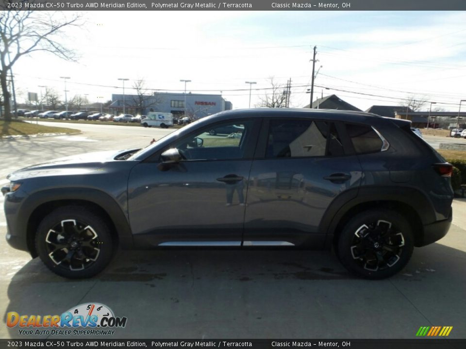 2023 Mazda CX-50 Turbo AWD Meridian Edition Polymetal Gray Metallic / Terracotta Photo #6