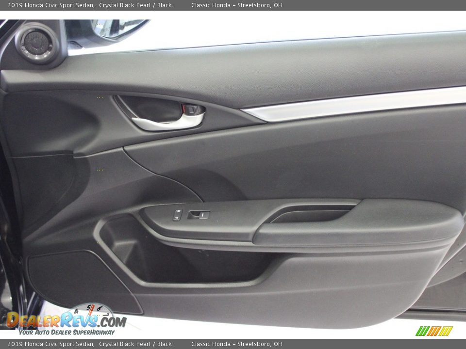 2019 Honda Civic Sport Sedan Crystal Black Pearl / Black Photo #34