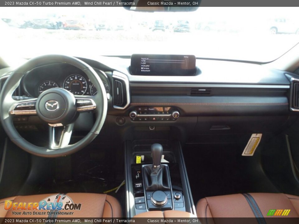2023 Mazda CX-50 Turbo Premium AWD Wind Chill Pearl / Terracotta Photo #3