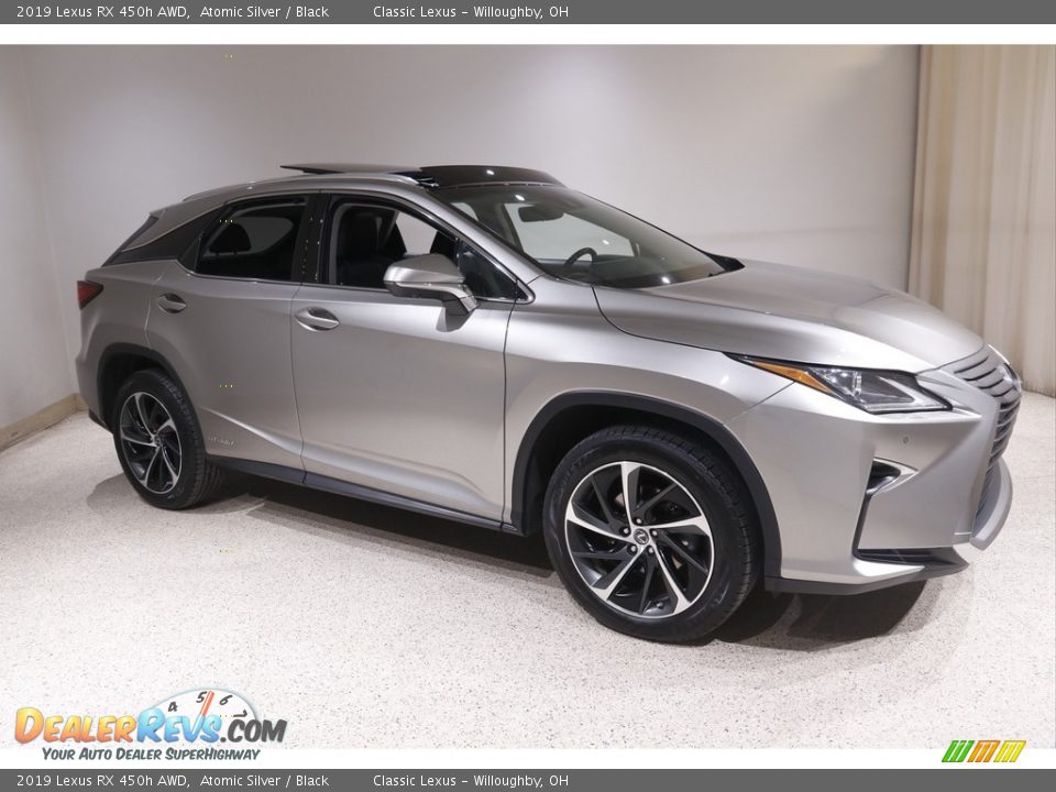 2019 Lexus RX 450h AWD Atomic Silver / Black Photo #1