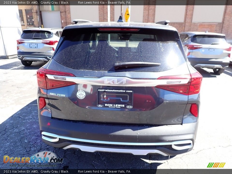 2023 Kia Seltos EX AWD Gravity Gray / Black Photo #7