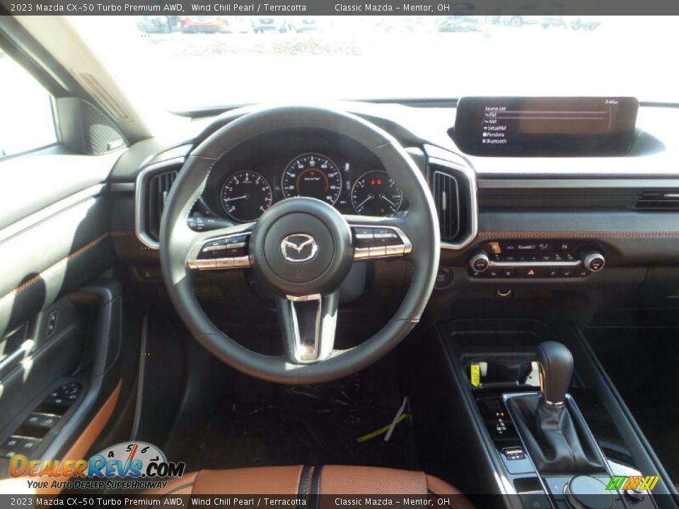 2023 Mazda CX-50 Turbo Premium AWD Wind Chill Pearl / Terracotta Photo #4