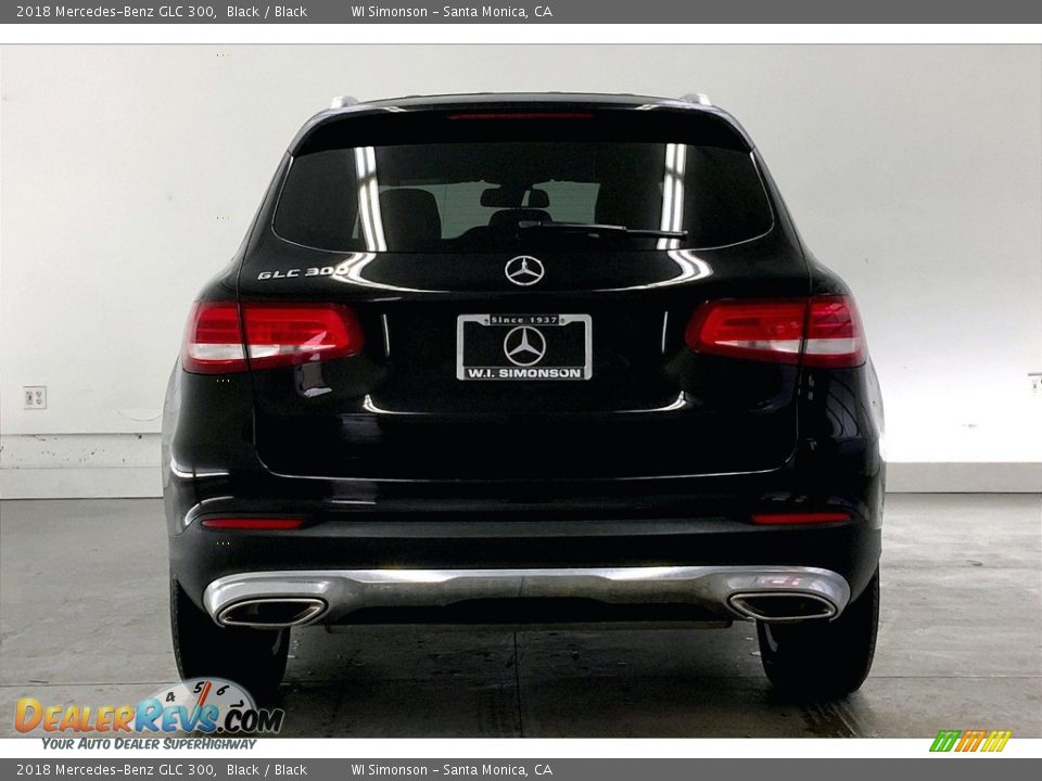2018 Mercedes-Benz GLC 300 Black / Black Photo #3
