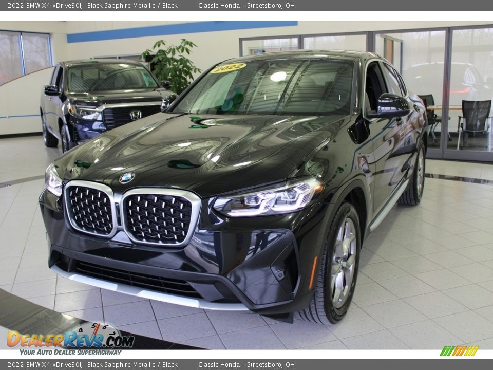 2022 BMW X4 xDrive30i Black Sapphire Metallic / Black Photo #1