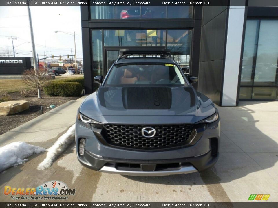 2023 Mazda CX-50 Turbo AWD Meridian Edition Polymetal Gray Metallic / Terracotta Photo #2