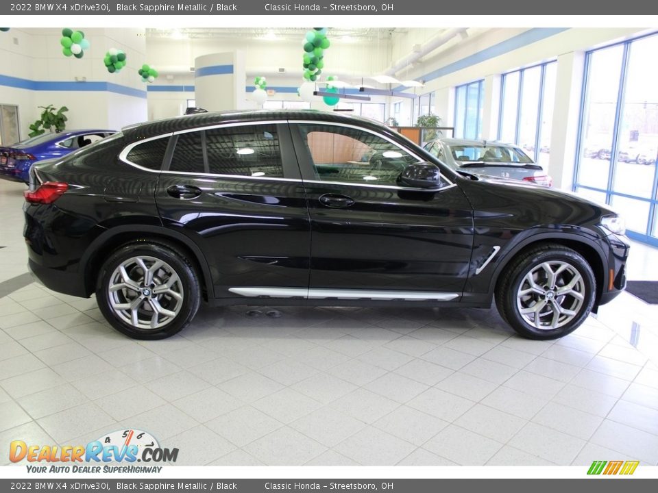 2022 BMW X4 xDrive30i Black Sapphire Metallic / Black Photo #4
