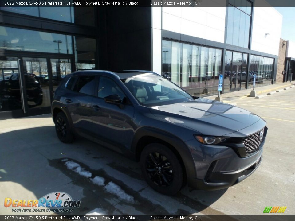 2023 Mazda CX-50 S Preferred Plus AWD Polymetal Gray Metallic / Black Photo #1