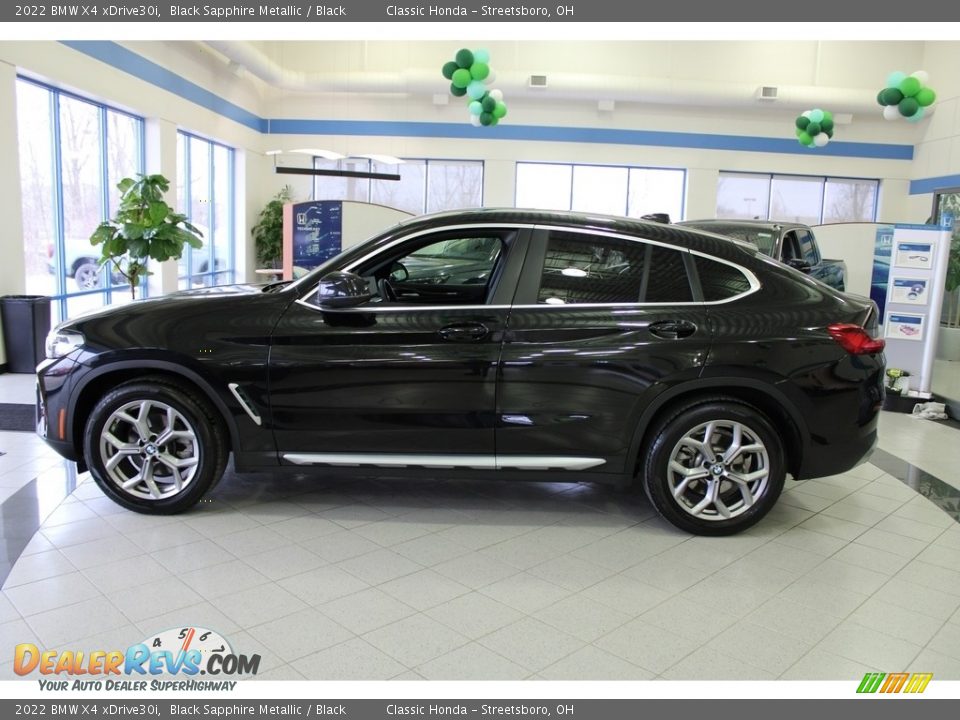 2022 BMW X4 xDrive30i Black Sapphire Metallic / Black Photo #9