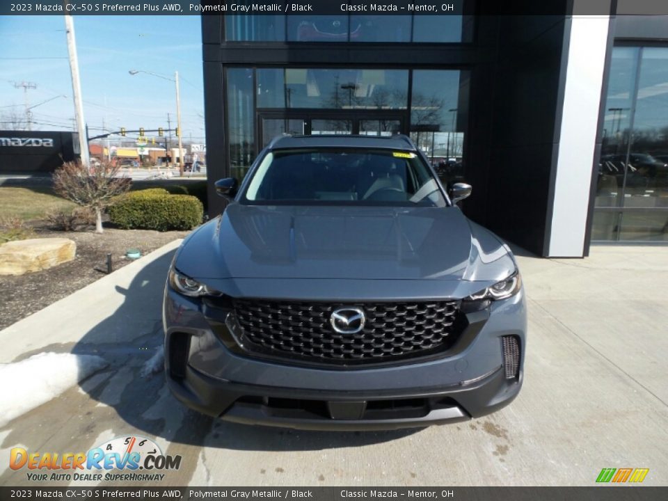 2023 Mazda CX-50 S Preferred Plus AWD Polymetal Gray Metallic / Black Photo #2