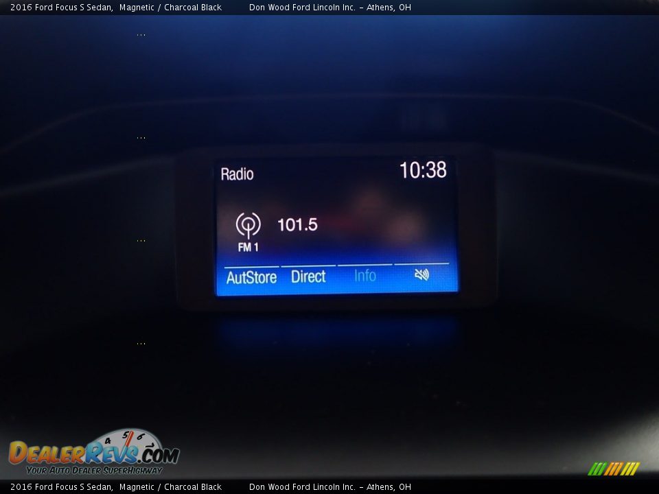 2016 Ford Focus S Sedan Magnetic / Charcoal Black Photo #24