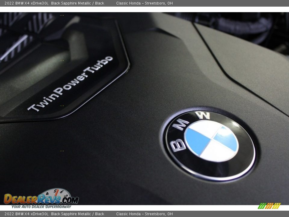 2022 BMW X4 xDrive30i Black Sapphire Metallic / Black Photo #11