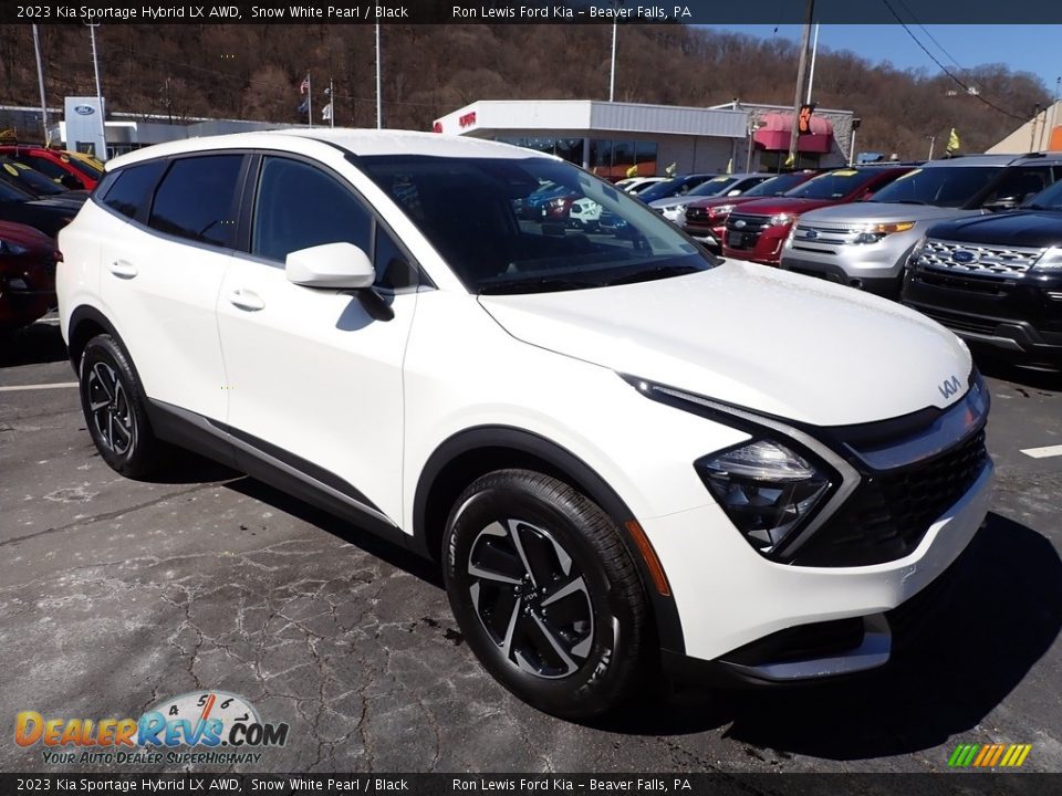 2023 Kia Sportage Hybrid LX AWD Snow White Pearl / Black Photo #2