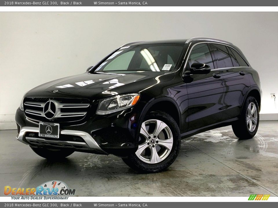 2018 Mercedes-Benz GLC 300 Black / Black Photo #12