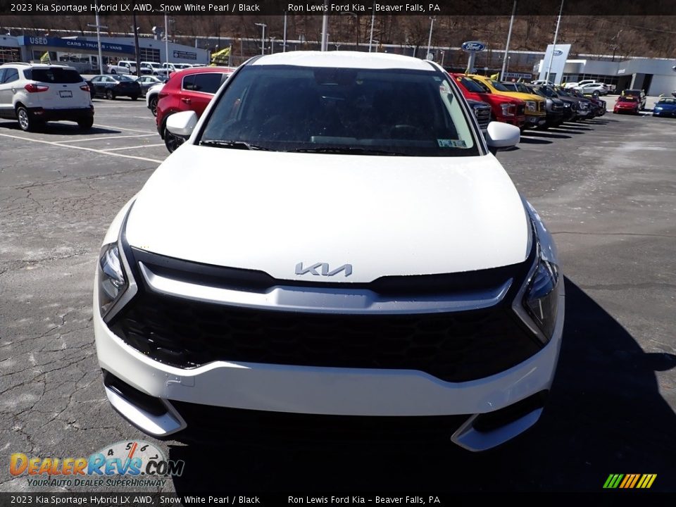 2023 Kia Sportage Hybrid LX AWD Snow White Pearl / Black Photo #3