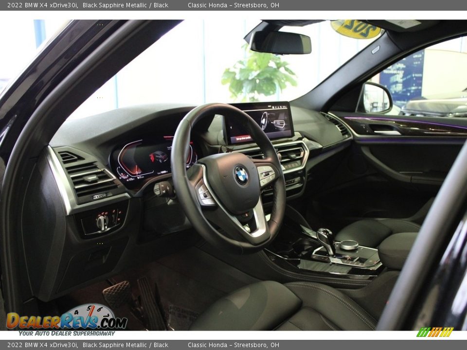 2022 BMW X4 xDrive30i Black Sapphire Metallic / Black Photo #17