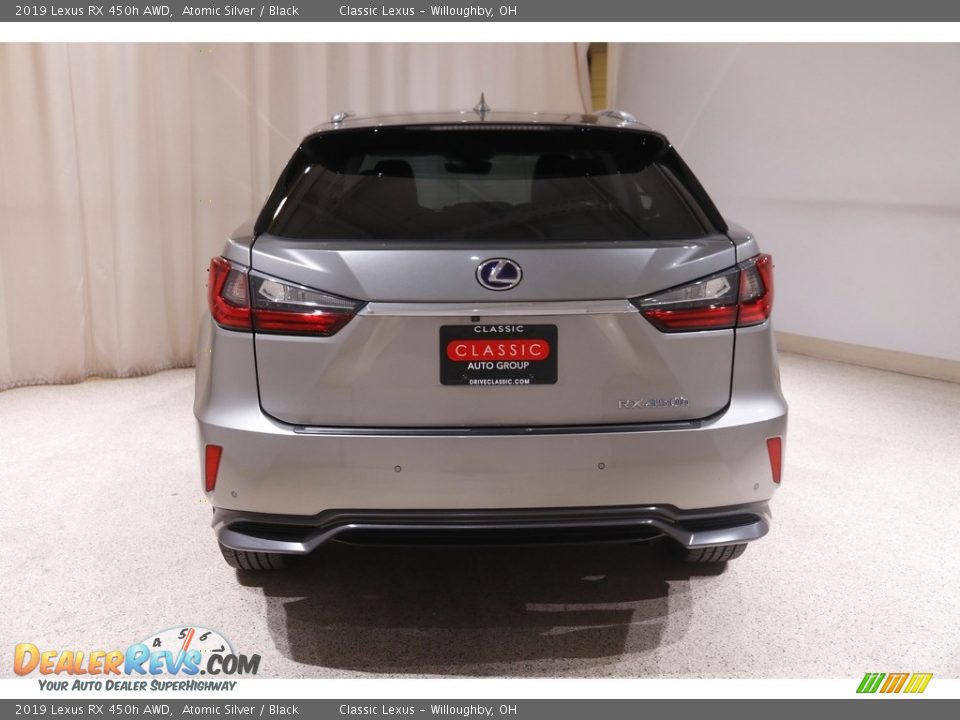 2019 Lexus RX 450h AWD Atomic Silver / Black Photo #22