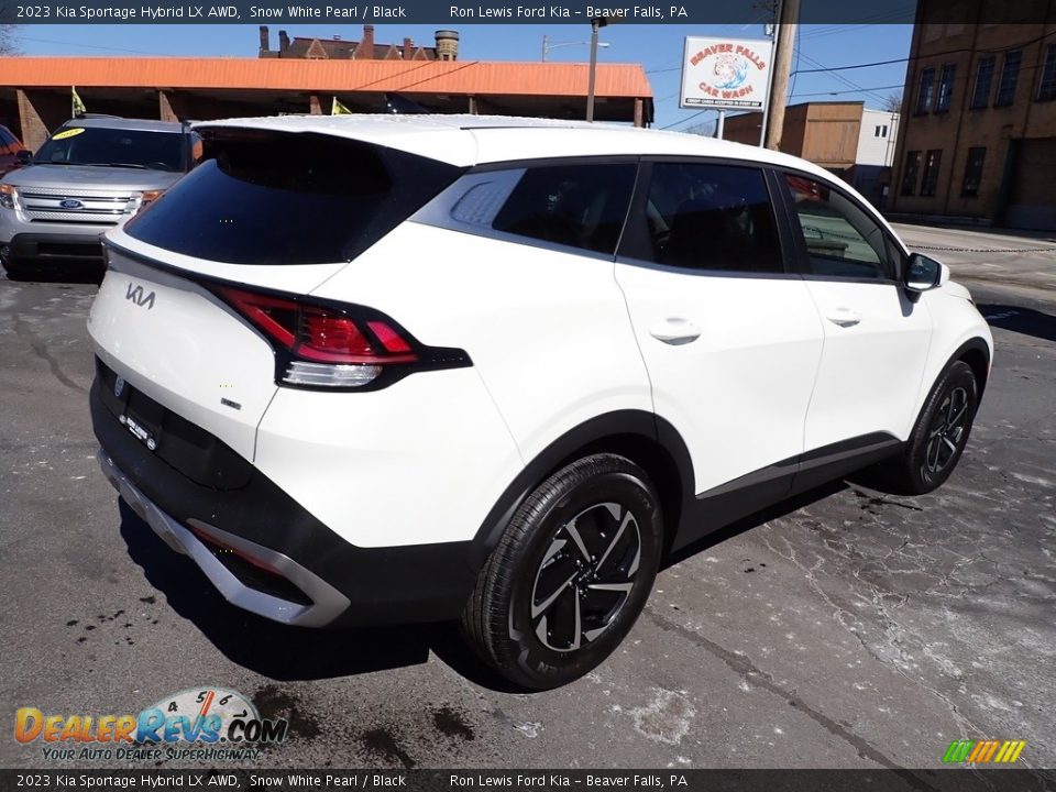 2023 Kia Sportage Hybrid LX AWD Snow White Pearl / Black Photo #8