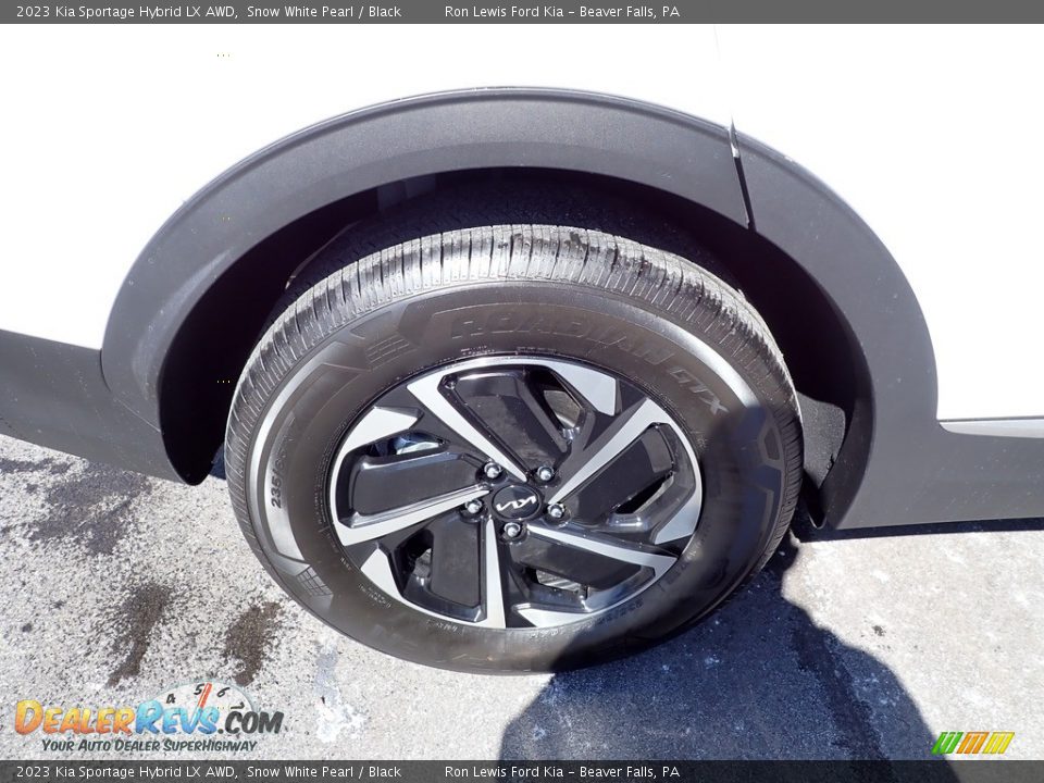 2023 Kia Sportage Hybrid LX AWD Snow White Pearl / Black Photo #9
