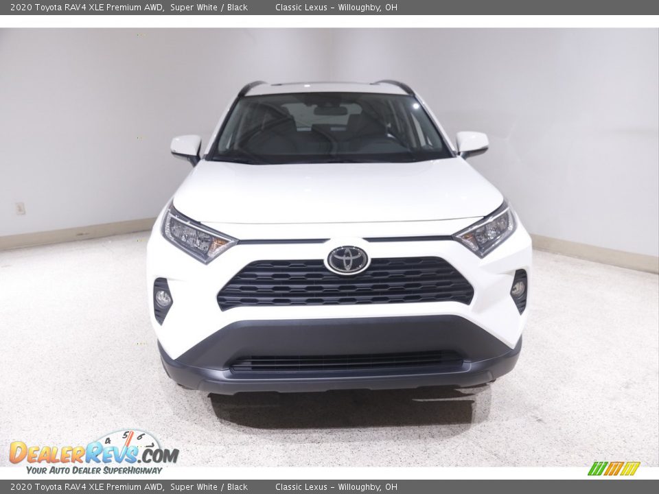 2020 Toyota RAV4 XLE Premium AWD Super White / Black Photo #2