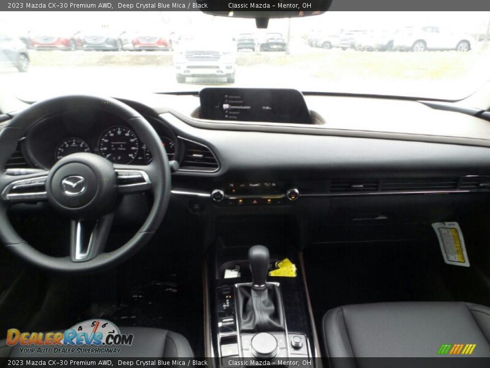 2023 Mazda CX-30 Premium AWD Deep Crystal Blue Mica / Black Photo #3