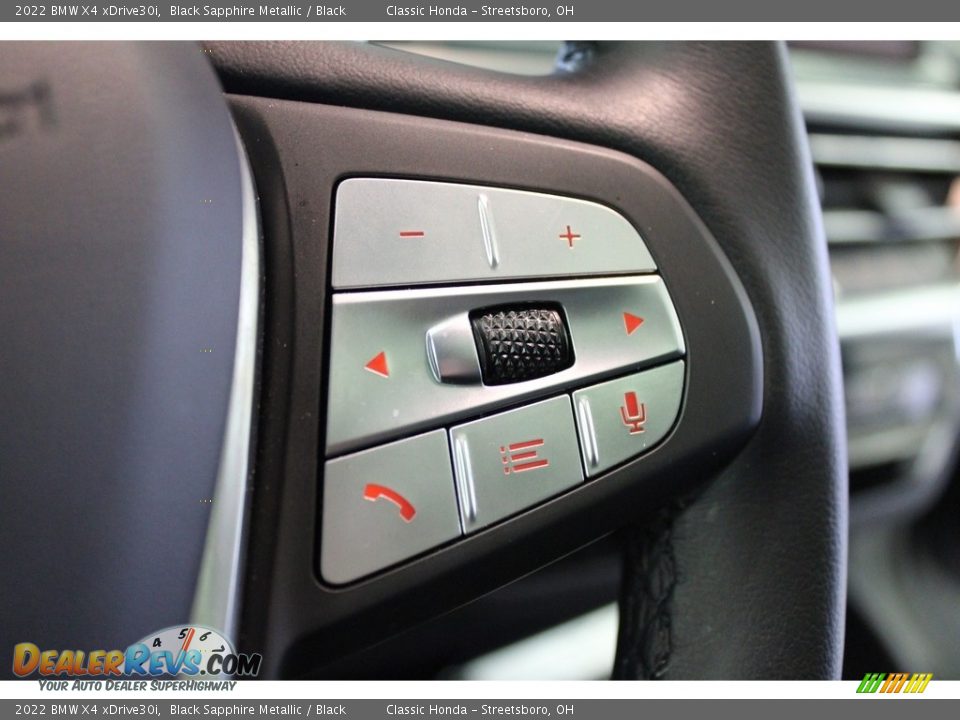 2022 BMW X4 xDrive30i Black Sapphire Metallic / Black Photo #24