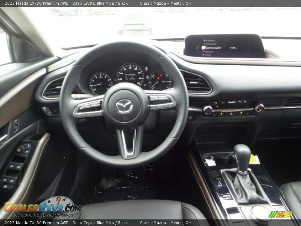 2023 Mazda CX-30 Premium AWD Deep Crystal Blue Mica / Black Photo #4