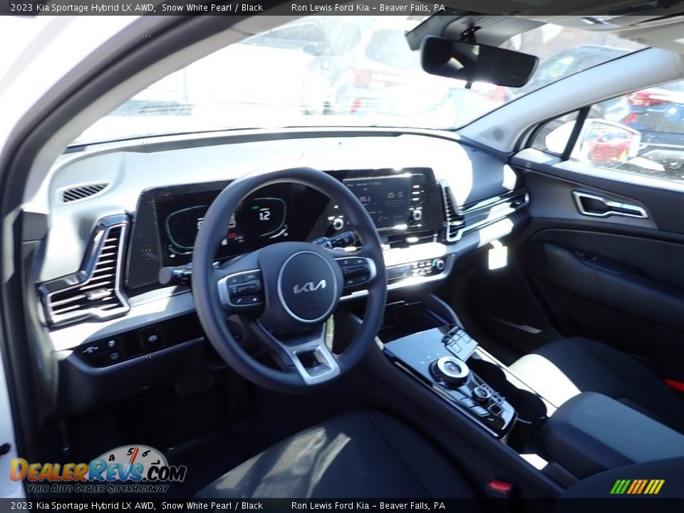 2023 Kia Sportage Hybrid LX AWD Snow White Pearl / Black Photo #13