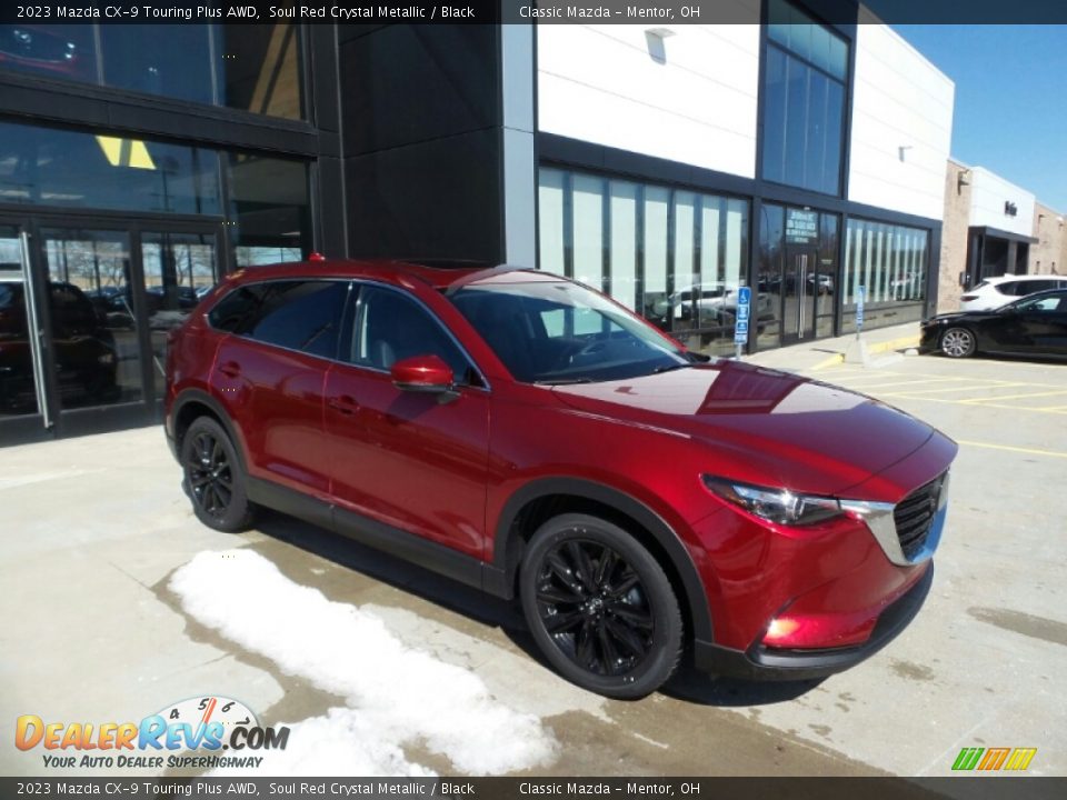 2023 Mazda CX-9 Touring Plus AWD Soul Red Crystal Metallic / Black Photo #1