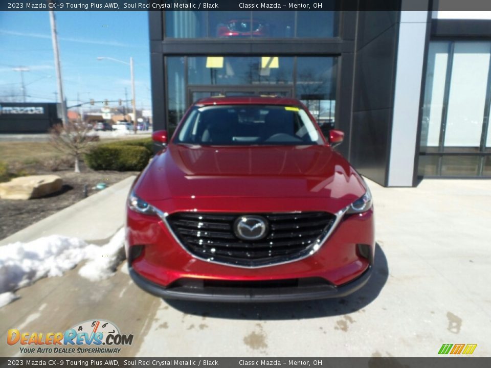 2023 Mazda CX-9 Touring Plus AWD Soul Red Crystal Metallic / Black Photo #2