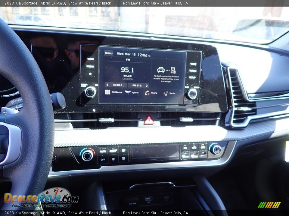 2023 Kia Sportage Hybrid LX AWD Snow White Pearl / Black Photo #16