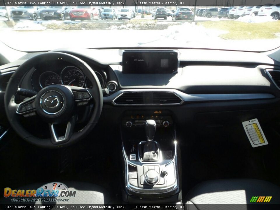 2023 Mazda CX-9 Touring Plus AWD Soul Red Crystal Metallic / Black Photo #3