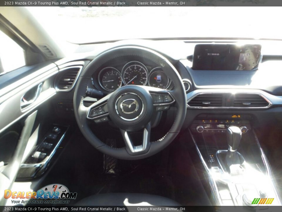 2023 Mazda CX-9 Touring Plus AWD Soul Red Crystal Metallic / Black Photo #4