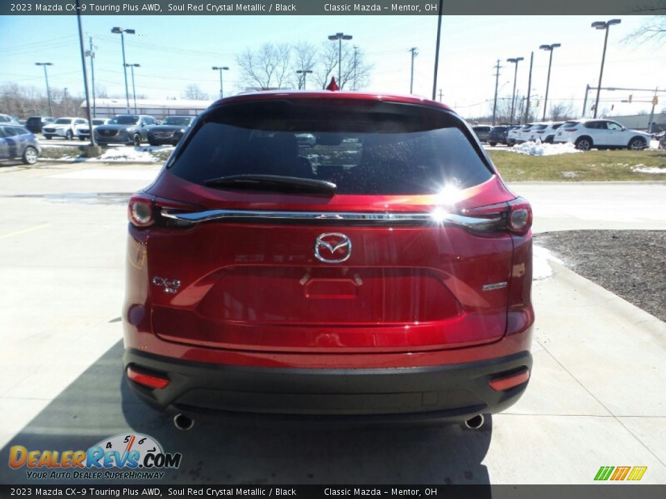 2023 Mazda CX-9 Touring Plus AWD Soul Red Crystal Metallic / Black Photo #5