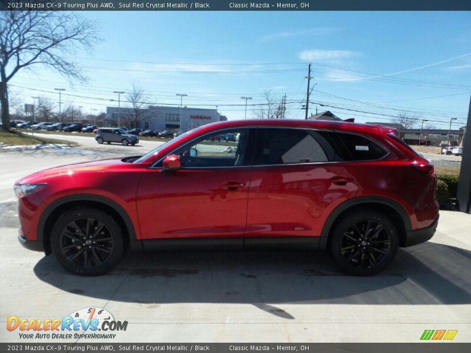 2023 Mazda CX-9 Touring Plus AWD Soul Red Crystal Metallic / Black Photo #6