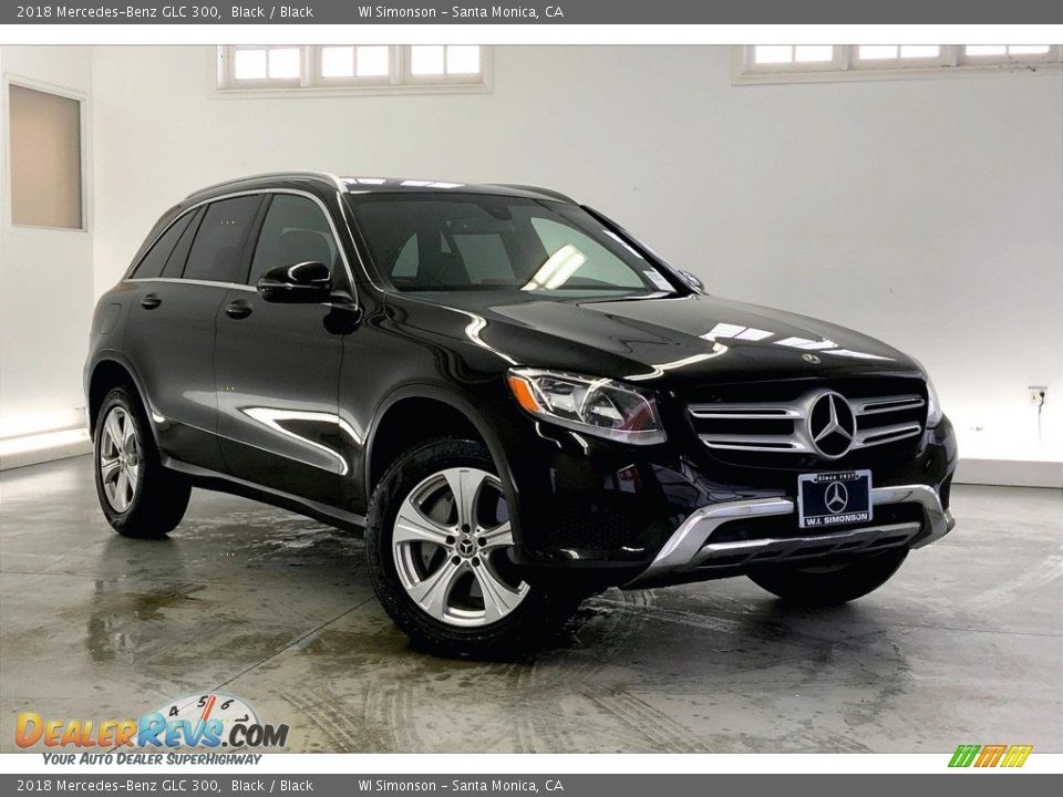 2018 Mercedes-Benz GLC 300 Black / Black Photo #33